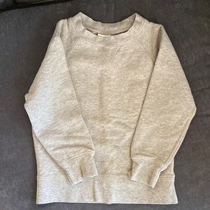 Hanna Andersson toddler boy grey sweatshirt